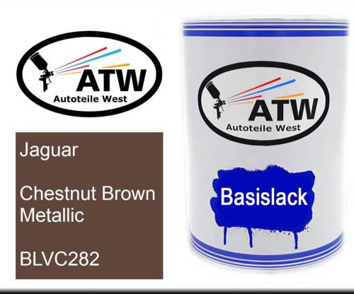 Jaguar, Chestnut Brown Metallic, BLVC282: 500ml Lackdose, von ATW Autoteile West.